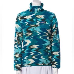 Patagonia Synchilla Snap-T Fleece Women’s Trout Tales Elwha Blue